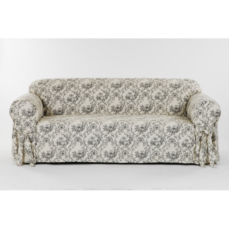Ophelia & Co. Box Cushion Sofa Slipcover & Reviews Wayfair